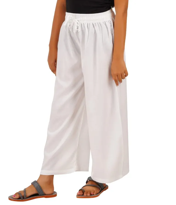 Blanco_White_Stylish_Rayon_Blend_Girls_Palazzo_Pants,_Skin_Friendly,_Party_&_Outdoor_Wear,_Solid_Flowy,_Mild_Shine_-_Regular_Fit,_Full_Length