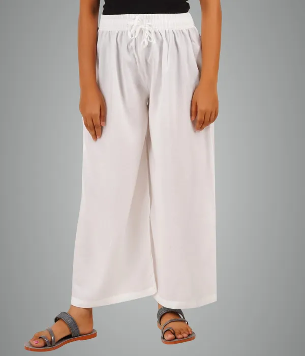 Blanco_White_Stylish_Rayon_Blend_Girls_Palazzo_Pants,_Skin_Friendly,_Party_&_Outdoor_Wear,_Solid_Flowy,_Mild_Shine_-_Regular_Fit,_Full_Length