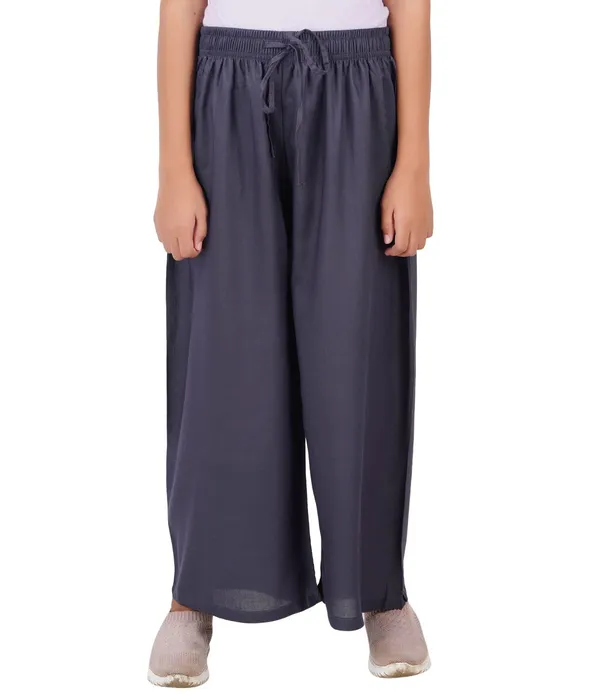 Charcoal_Grey_Stylish_Rayon_Blend_Girls_Palazzo_Pants,_Skin_Friendly,_Party_&_Outdoor_Wear,_Solid_Flowy,_Mild_Shine_-_Regular_Fit,_Full_Length