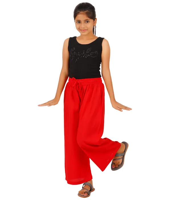Chilly_Red_Stylish_Rayon_Blend_Girls_Palazzo_Pants,_Skin_Friendly,_Party_&_Outdoor_Wear,_Solid_Flowy,_Mild_Shine_-_Regular_Fit,_Full_Length