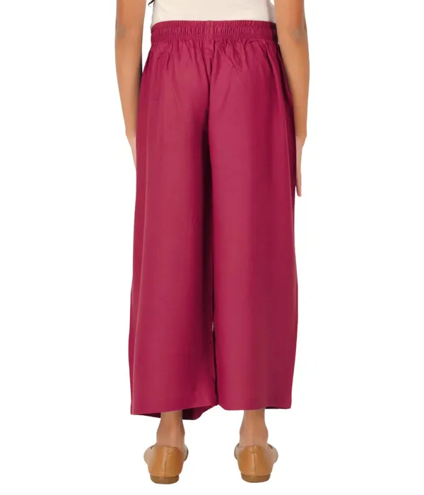 Dark_Ruby_Stylish_Rayon_Blend_Girls_Palazzo_Pants,_Skin_Friendly,_Party_&_Outdoor_Wear,_Solid_Flowy,_Mild_Shine_-_Regular_Fit,_Full_Length