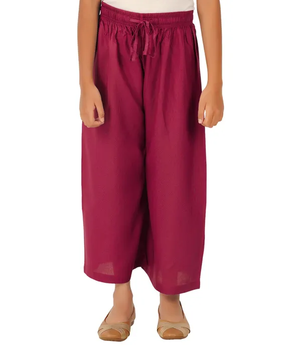 Dark_Ruby_Stylish_Rayon_Blend_Girls_Palazzo_Pants,_Skin_Friendly,_Party_&_Outdoor_Wear,_Solid_Flowy,_Mild_Shine_-_Regular_Fit,_Full_Length