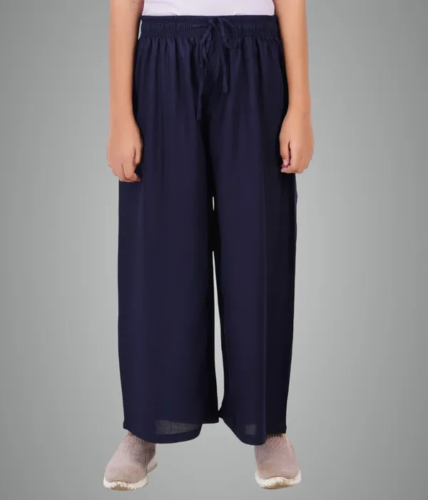 Midnight_Blue_Stylish_Rayon_Blend_Girls_Palazzo_Pants,_Skin_Friendly,_Party_&_Outdoor_Wear,_Solid_Flowy,_Mild_Shine_-_Regular_Fit,_Full_Length