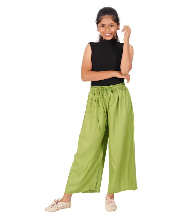 Meadow_Green_Stylish_Rayon_Blend_Girls_Palazzo_Pants,_Skin_Friendly,_Party_&_Outdoor_Wear,_Solid_Flowy,_Mild_Shine_-_Regular_Fit,_Full_Length