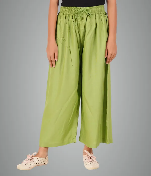 Meadow_Green_Stylish_Rayon_Blend_Girls_Palazzo_Pants,_Skin_Friendly,_Party_&_Outdoor_Wear,_Solid_Flowy,_Mild_Shine_-_Regular_Fit,_Full_Length