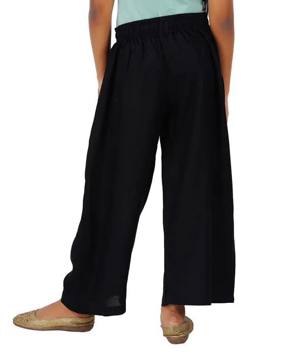 Black_Stylish_Rayon_Blend_Girls_Palazzo_Pants,_Skin_Friendly,_Party_&_Outdoor_Wear,_Solid_Flowy,_Mild_Shine_-_Regular_Fit,_Full_Length