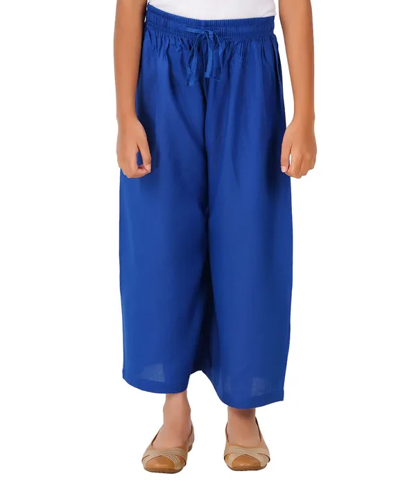 Royal_Blue_Stylish_Rayon_Blend_Girls_Palazzo_Pants,_Skin_Friendly,_Party_&_Outdoor_Wear,_Solid_Flowy,_Mild_Shine_-_Regular_Fit,_Full_Length