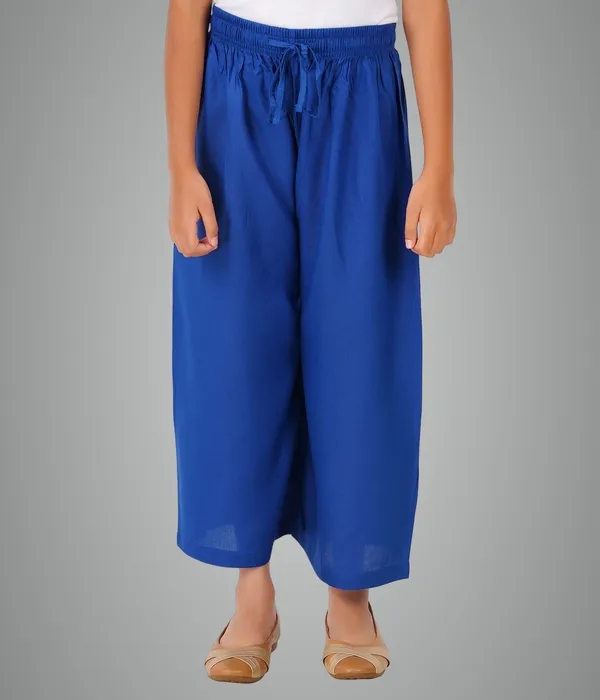 Royal_Blue_Stylish_Rayon_Blend_Girls_Palazzo_Pants,_Skin_Friendly,_Party_&_Outdoor_Wear,_Solid_Flowy,_Mild_Shine_-_Regular_Fit,_Full_Length