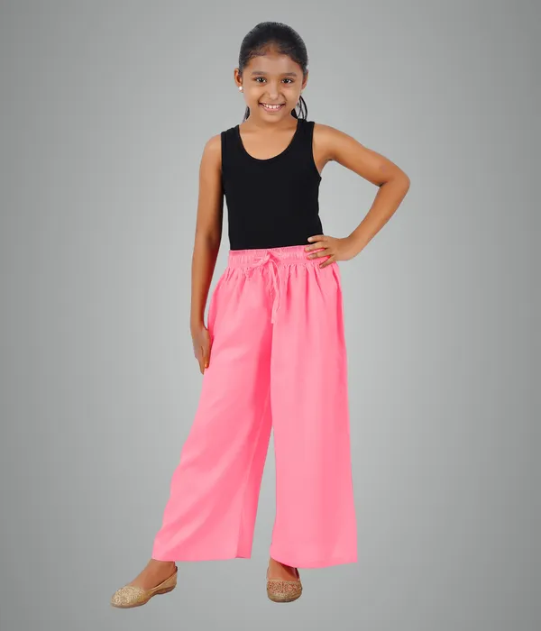 Shell_Pink_Palazzo_Pant_For_Girls
