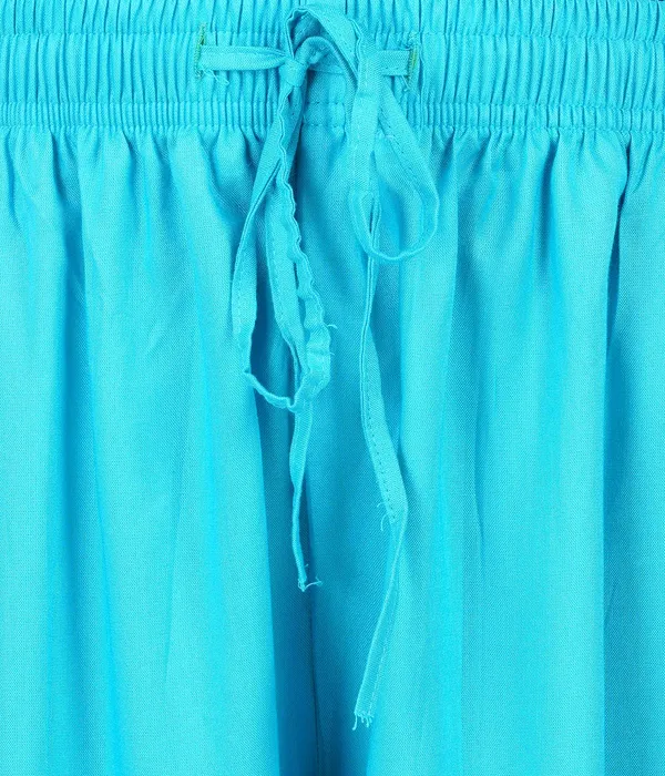 Turq_Blue_Stylish_Rayon_Blend_Girls_Palazzo_Pants,_Skin_Friendly,_Party_&_Outdoor_Wear,_Solid_Flowy,_Mild_Shine_-_Regular_Fit,_Full_Length