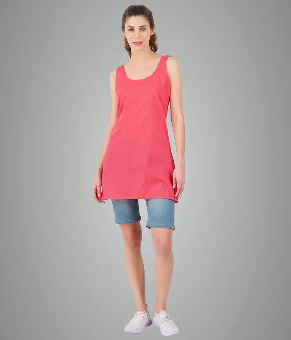 Apple_Peach_Long_Kurti_Slip_-_100%_Superfine_Cotton_-_Firm_Non_Stretchable_Women'S_Kurti_Top_Slip
