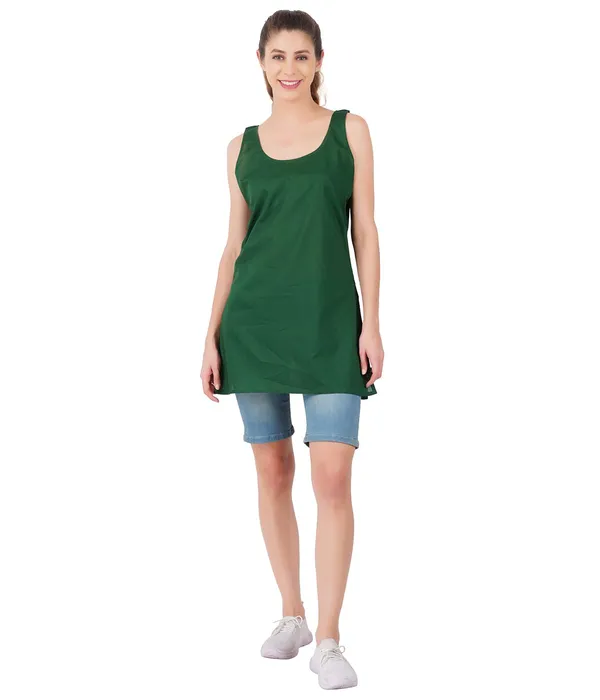 Dark_Green_Long_Kurti_Slip_-_100%_Superfine_Cotton_-_Firm_Non_Stretchable_Women'S_Kurti_Top_Slip