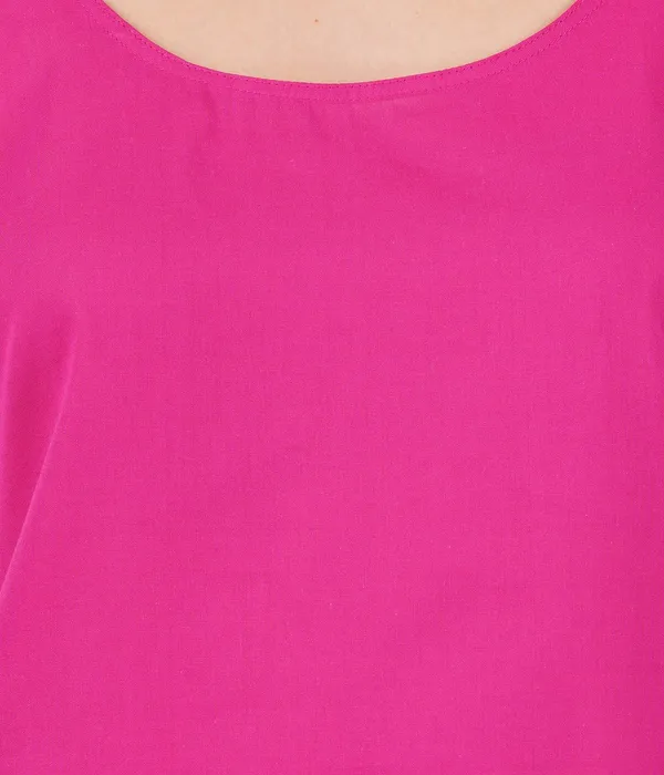 Fuschia_Pink_Long_Kurti_Slip_-_100%_Superfine_Cotton_-_Firm_Non_Stretchable_Women'S_Kurti_Top_Slip