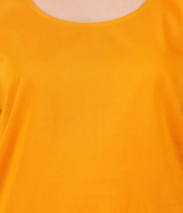 Fire_Yellow_Long_Kurti_Slip_-_100%_Superfine_Cotton_-_Firm_Non_Stretchable_Women'S_Kurti_Top_Slip