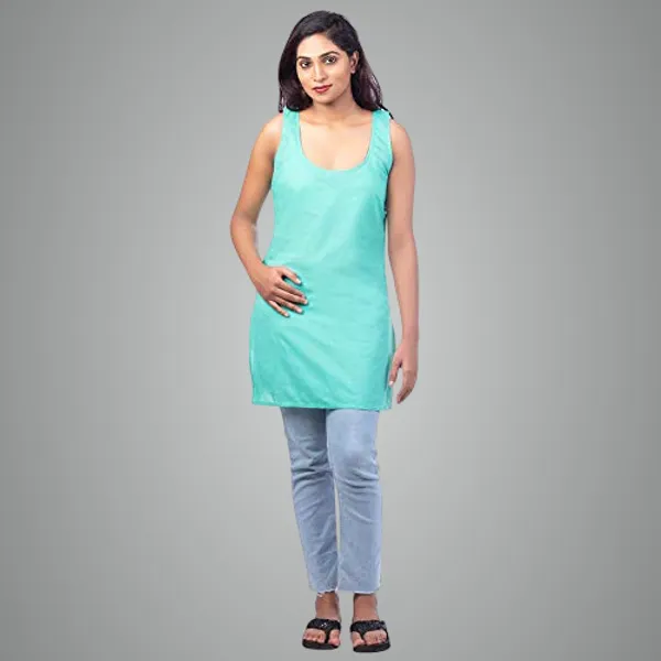 Light_Green_Long_Kurti_Slip_-_100%_Superfine_Cotton_-_Firm_Non_Stretchable_Women'S_Kurti_Top_Slip