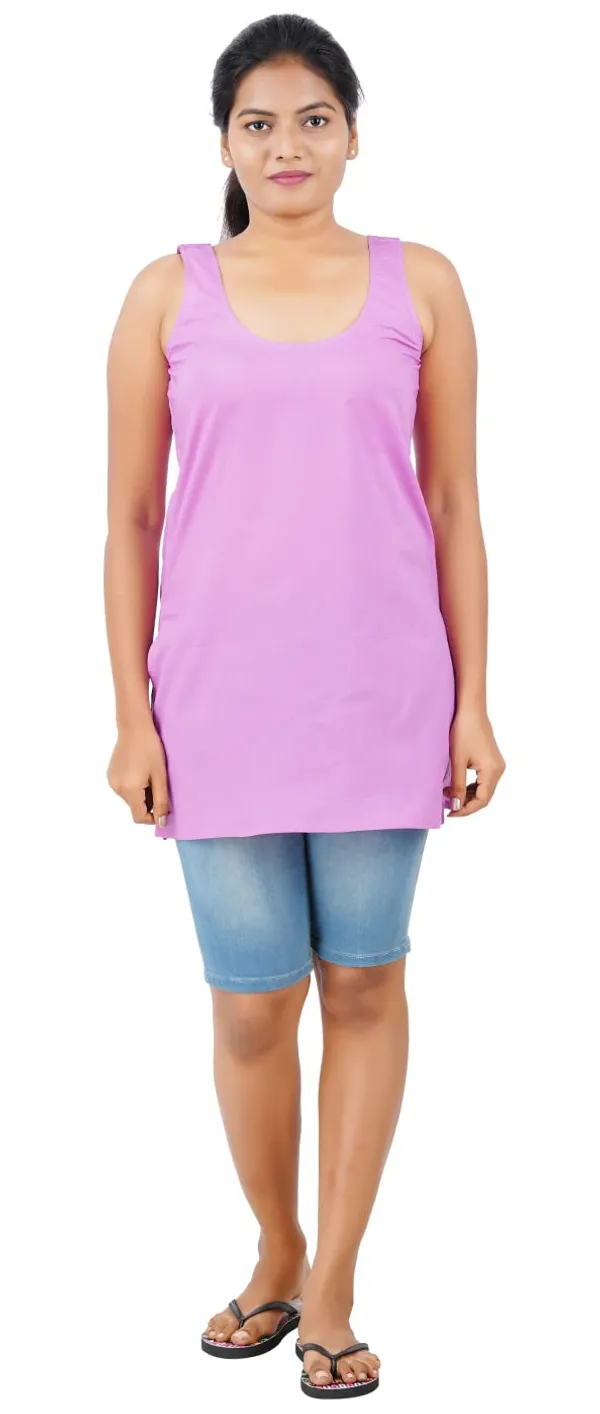 Lilac_Long_Kurti_Slip_-_100%_Superfine_Cotton_-_Firm_Non_Stretchable_Women'S_Kurti_Top_Slip