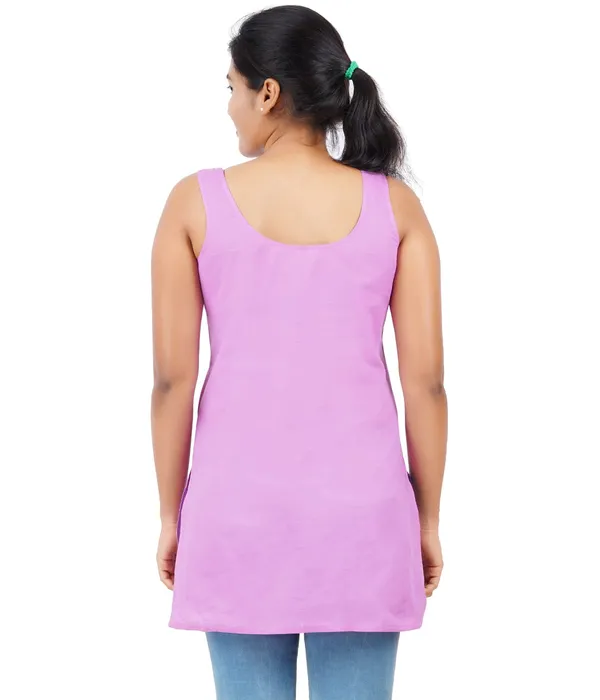 Lilac_Long_Kurti_Slip_-_100%_Superfine_Cotton_-_Firm_Non_Stretchable_Women'S_Kurti_Top_Slip