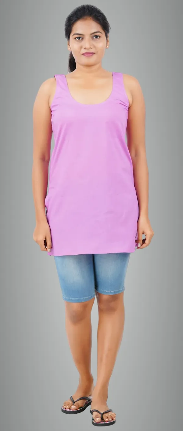 Lilac_Long_Kurti_Slip_-_100%_Superfine_Cotton_-_Firm_Non_Stretchable_Women'S_Kurti_Top_Slip