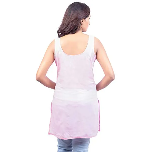 Light_Pink_Long_Kurti_Slip_-_100%_Superfine_Cotton_-_Firm_Non_Stretchable_Women'S_Kurti_Top_Slip