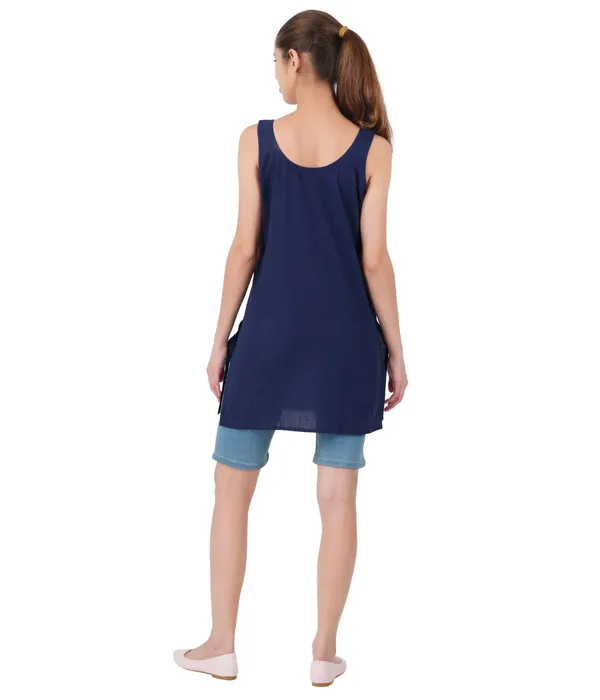 Midnight_Blue_Long_Kurti_Slip_-_100%_Superfine_Cotton_-_Firm_Non_Stretchable_Women'S_Kurti_Top_Slip