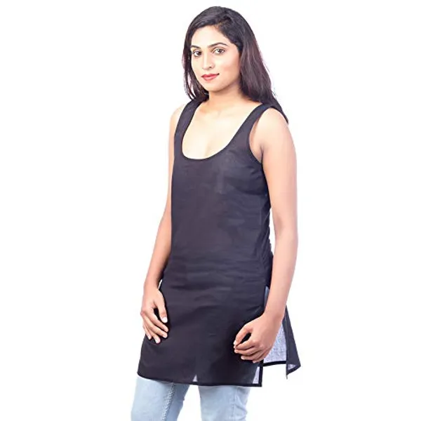 Black_Long_Kurti_Slip_-_100%_Superfine_Cotton_-_Firm_Non_Stretchable_Women'S_Kurti_Top_Slip