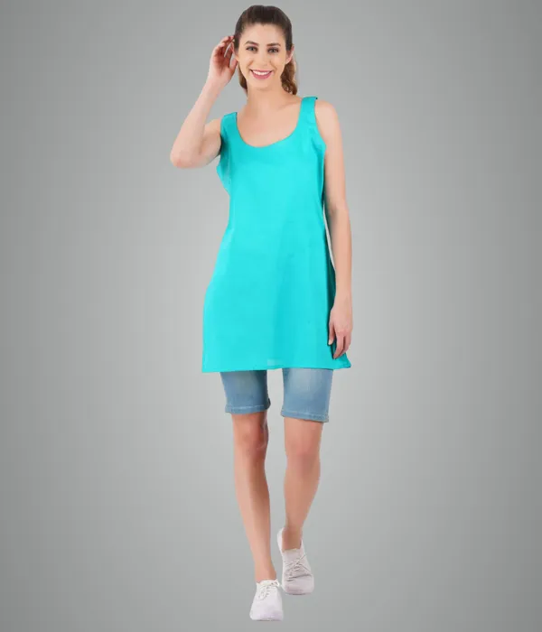 Rama_Green_Long_Kurti_Slip_-_100%_Superfine_Cotton_-_Firm_Non_Stretchable_Women'S_Kurti_Top_Slip