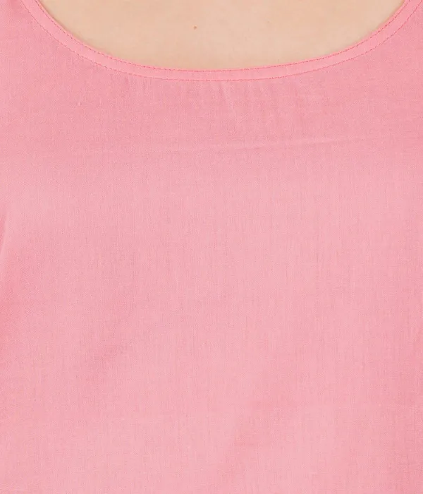 Shell_Pink_Long_Kurti_Slip_-_100%_Superfine_Cotton_-_Firm_Non_Stretchable_Women'S_Kurti_Top_Slip