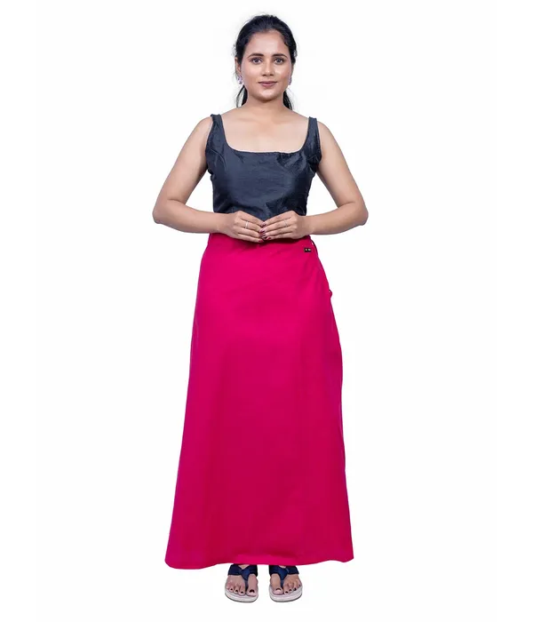 Bright_Pink_Saree_Petticoat/Inskirt_For_Women_-_3_Sizes,_Shapewear,_Drawstring_For_Regular_Comfort_Fit