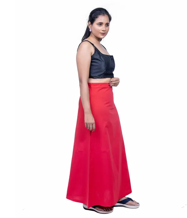 Chilly_Red_Saree_Petticoat/Inskirt_For_Women_-_3_Sizes,_Shapewear,_Drawstring_For_Regular_Comfort_Fit