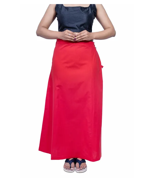 Chilly_Red_Saree_Petticoat/Inskirt_For_Women_-_3_Sizes,_Shapewear,_Drawstring_For_Regular_Comfort_Fit