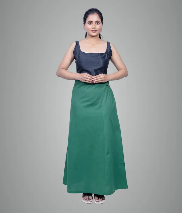 Dark_Green_Saree_Petticoat/Inskirt_For_Women_-_3_Sizes,_Shapewear,_Drawstring_For_Regular_Comfort_Fit