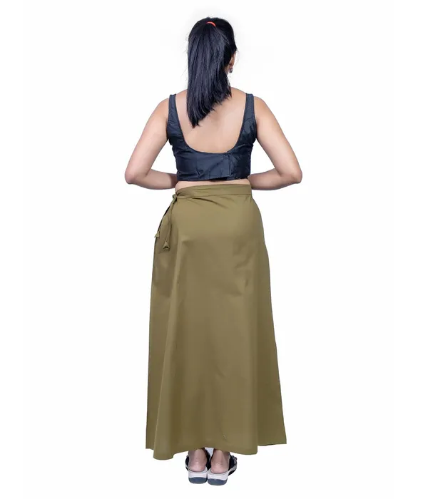 Forest_Green_Saree_Petticoat/Inskirt_For_Women_-_3_Sizes,_Shapewear,_Drawstring_For_Regular_Comfort_Fit