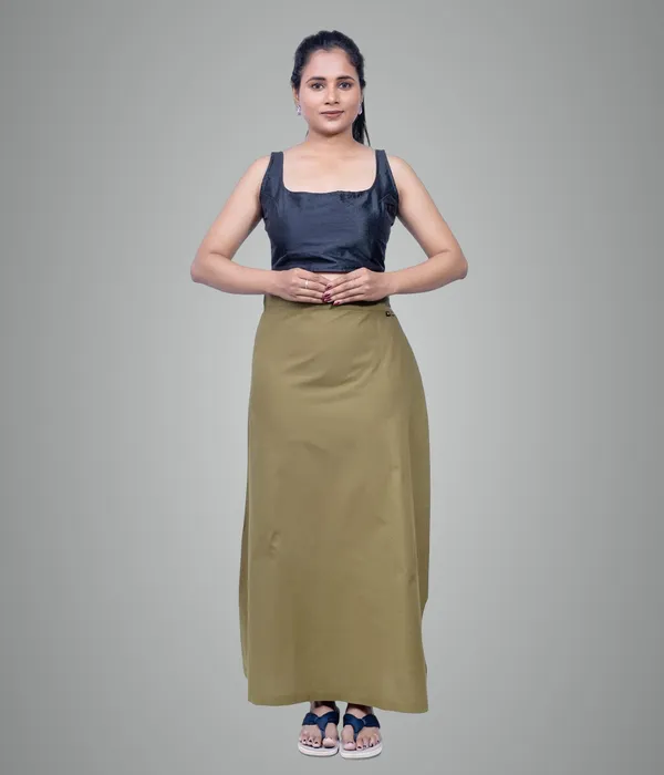 Forest_Green_Saree_Petticoat/Inskirt_For_Women_-_3_Sizes,_Shapewear,_Drawstring_For_Regular_Comfort_Fit