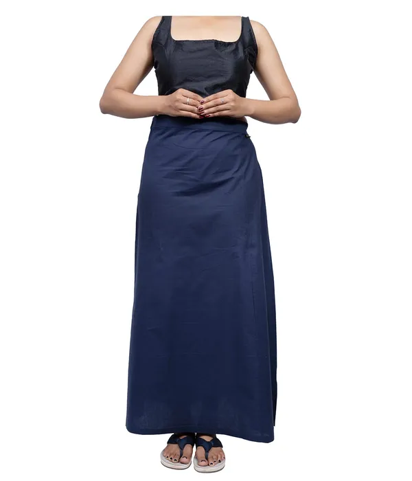 Midnight_Blue_Saree_Petticoat/Inskirt_For_Women_-_3_Sizes,_Shapewear,_Drawstring_For_Regular_Comfort_Fit