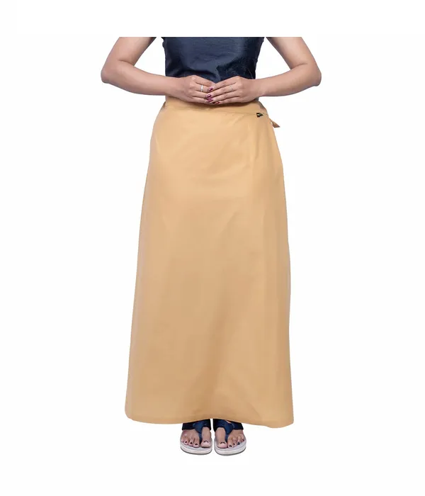 Mustard_Yellow_Saree_Petticoat/Inskirt_For_Women_-_3_Sizes,_Shapewear,_Drawstring_For_Regular_Comfort_Fit