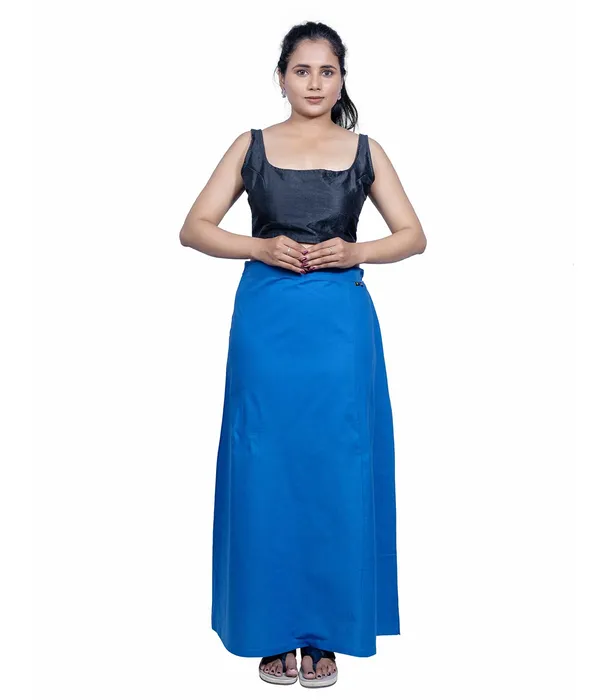 Plum_Blue_Saree_Petticoat/Inskirt_For_Women_-_3_Sizes,_Shapewear,_Drawstring_For_Regular_Comfort_Fit