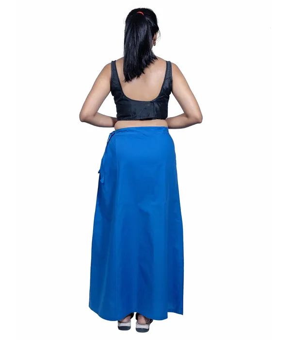 Plum_Blue_Saree_Petticoat/Inskirt_For_Women_-_3_Sizes,_Shapewear,_Drawstring_For_Regular_Comfort_Fit