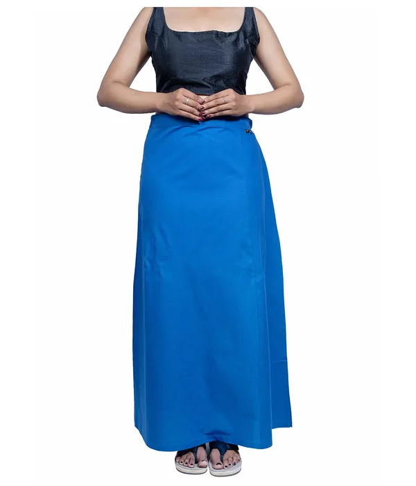 Plum_Blue_Saree_Petticoat/Inskirt_For_Women_-_3_Sizes,_Shapewear,_Drawstring_For_Regular_Comfort_Fit