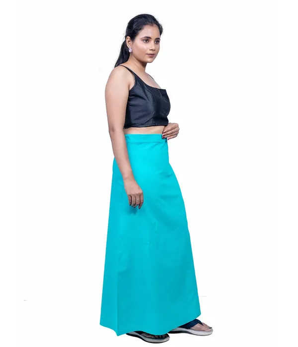 Rama_Green_Saree_Petticoat/Inskirt_For_Women_-_3_Sizes,_Shapewear,_Drawstring_For_Regular_Comfort_Fit