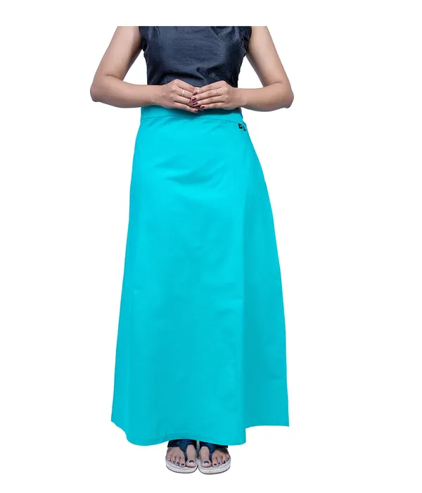 Rama_Green_Saree_Petticoat/Inskirt_For_Women_-_3_Sizes,_Shapewear,_Drawstring_For_Regular_Comfort_Fit