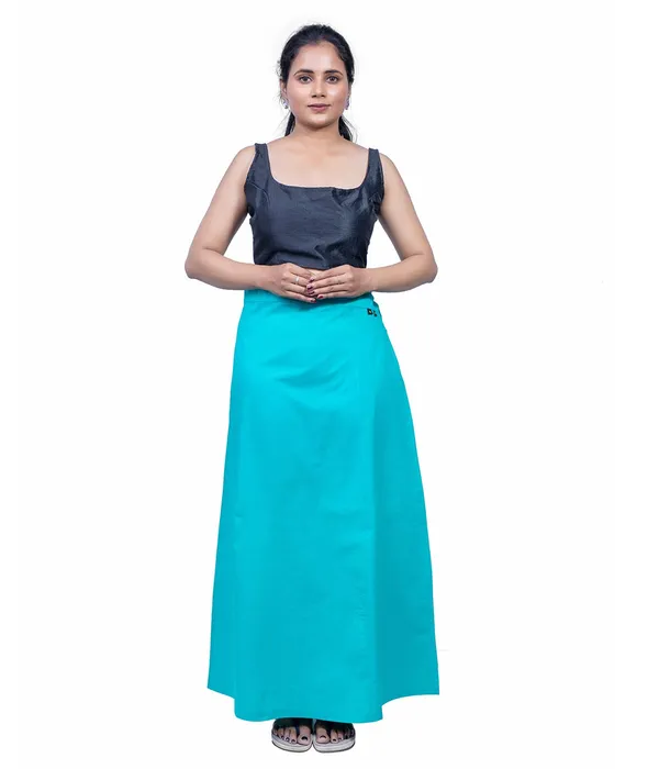 Rama_Green_Saree_Petticoat/Inskirt_For_Women_-_3_Sizes,_Shapewear,_Drawstring_For_Regular_Comfort_Fit