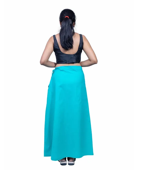 Rama_Green_Saree_Petticoat/Inskirt_For_Women_-_3_Sizes,_Shapewear,_Drawstring_For_Regular_Comfort_Fit
