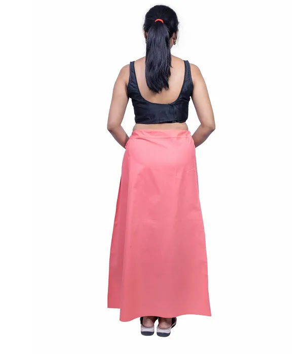 Shell_Pink_Saree_Petticoat/Inskirt_For_Women_-_3_Sizes,_Shapewear,_Drawstring_For_Regular_Comfort_Fit