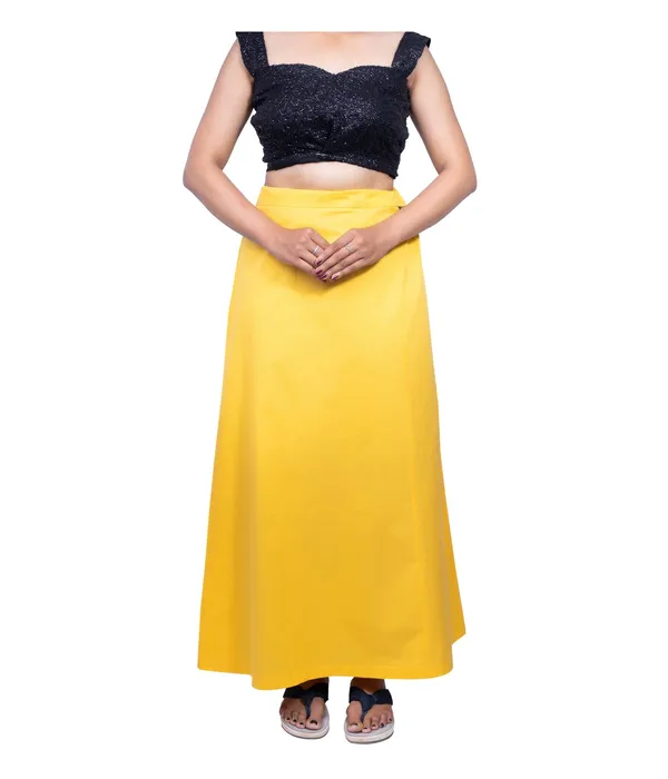 Summer_Yellow_Saree_Petticoat/Inskirt_For_Women_-_3_Sizes,_Shapewear,_Drawstring_For_Regular_Comfort_Fit