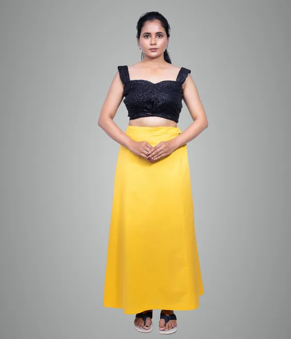 Summer_Yellow_Saree_Petticoat/Inskirt_For_Women_-_3_Sizes,_Shapewear,_Drawstring_For_Regular_Comfort_Fit