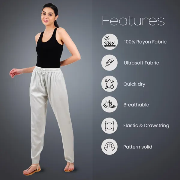 Blanco_White_Flowy_Rayon_Kurti_Pants_For_Women_Straight_Regular_Fit,_Stylish_Solid_Bottom_Wear_With_Elastic_&_Drawstring,_Side_Pocket,_Casual,_Office,_Party_&_Outdoor_Wear