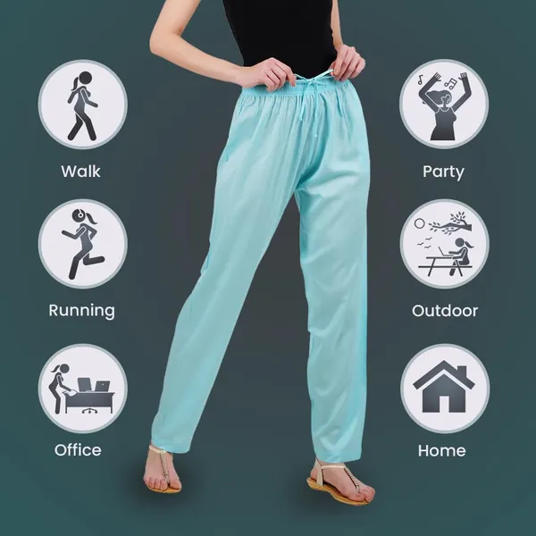 Island_Paradise_Flowy_Rayon_Kurti_Pants_For_Women_Straight_Regular_Fit,_Stylish_Solid_Bottom_Wear_With_Elastic_&_Drawstring,_Side_Pocket,_Casual,_Office,_Party_&_Outdoor_Wear