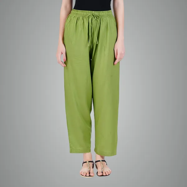 Meadow_Green_Flowy_Rayon_Kurti_Pants_For_Women_Straight_Regular_Fit,_Stylish_Solid_Bottom_Wear_With_Elastic_&_Drawstring,_Side_Pocket,_Casual,_Office,_Party_&_Outdoor_Wear