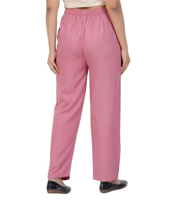 Onion_Flowy_Rayon_Kurti_Pants_For_Women_Straight_Regular_Fit,_Stylish_Solid_Bottom_Wear_With_Elastic_&_Drawstring,_Side_Pocket,_Casual,_Office,_Party_&_Outdoor_Wear