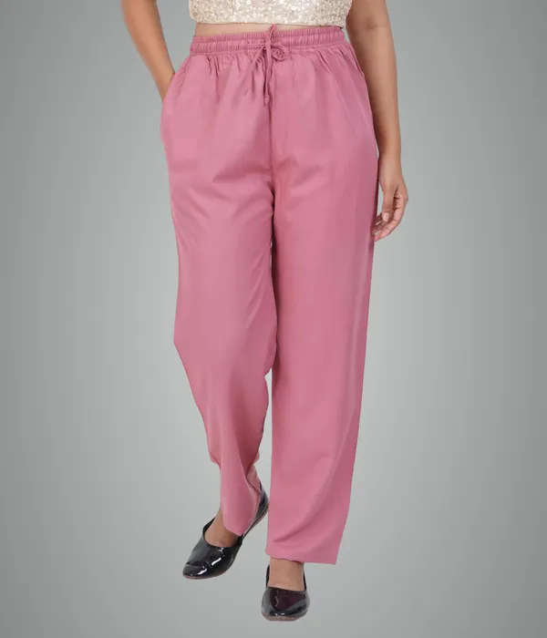 Onion_Flowy_Rayon_Kurti_Pants_For_Women_Straight_Regular_Fit,_Stylish_Solid_Bottom_Wear_With_Elastic_&_Drawstring,_Side_Pocket,_Casual,_Office,_Party_&_Outdoor_Wear